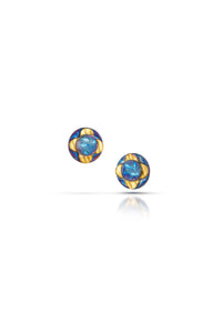 Circle & Quatrefoil Triple Stack Earrings