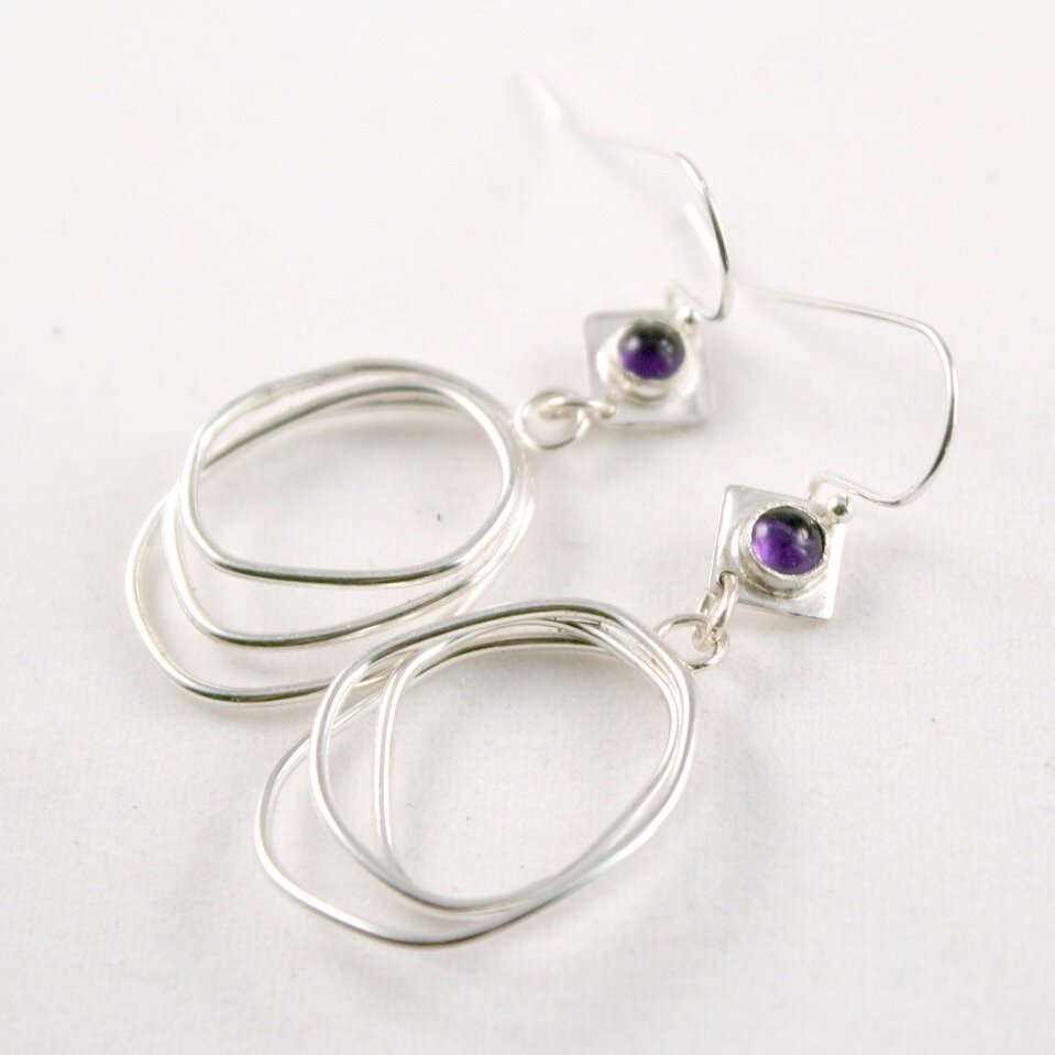 Lattice Scribble Earrings