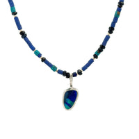 Lapis, Sapphire & Opal Necklace