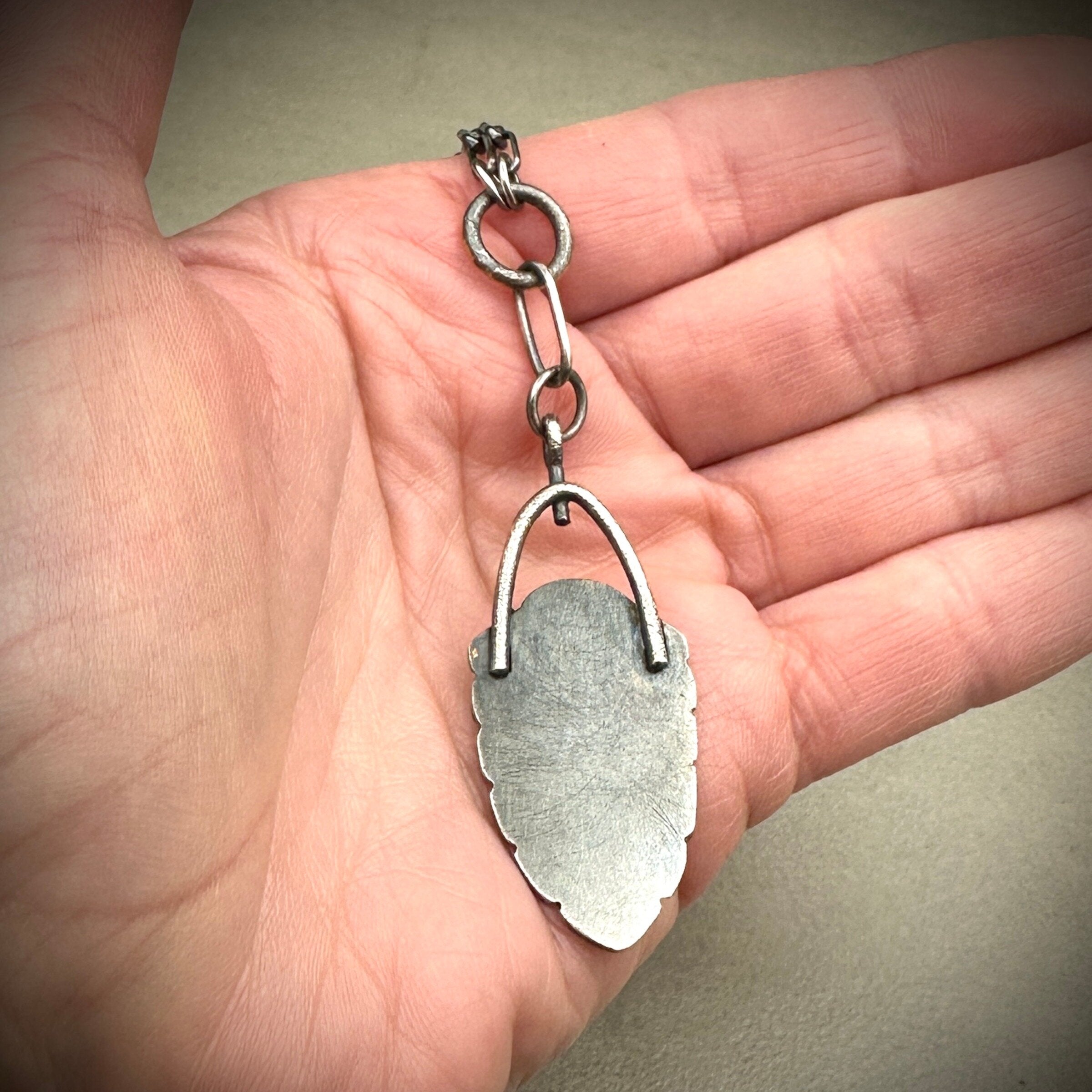 Teal Kyanite Sunburst Pendant