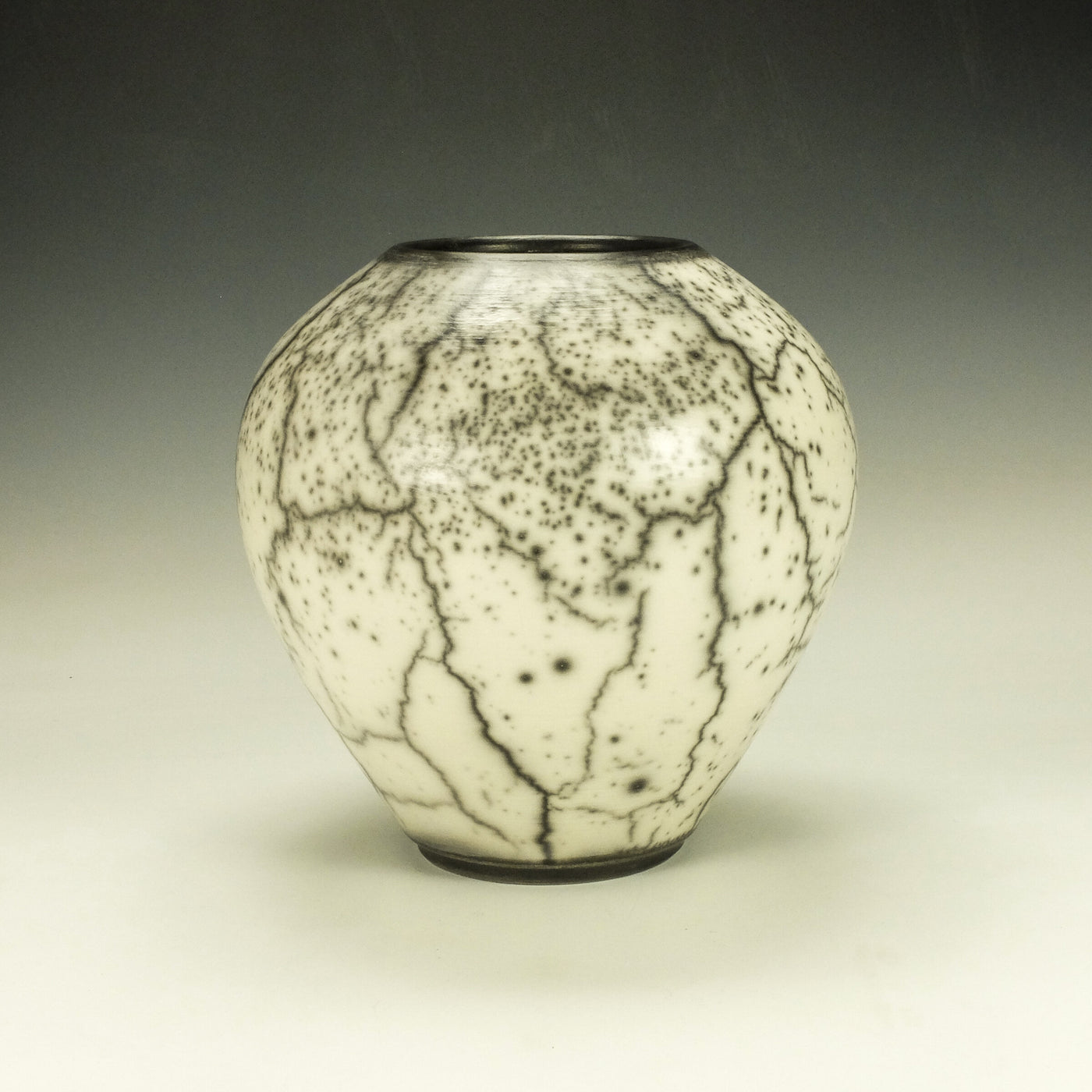 Round Naked Raku Pottery