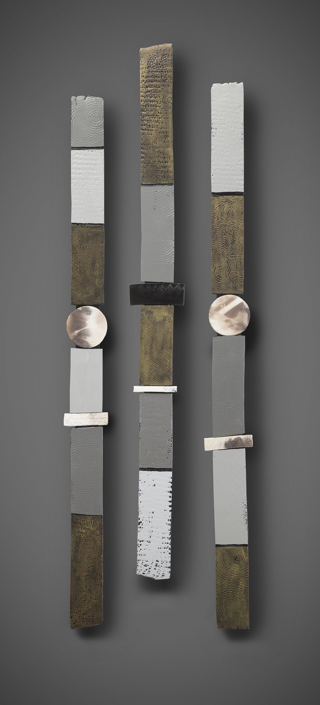 Large Story Sticks in Green and Gray