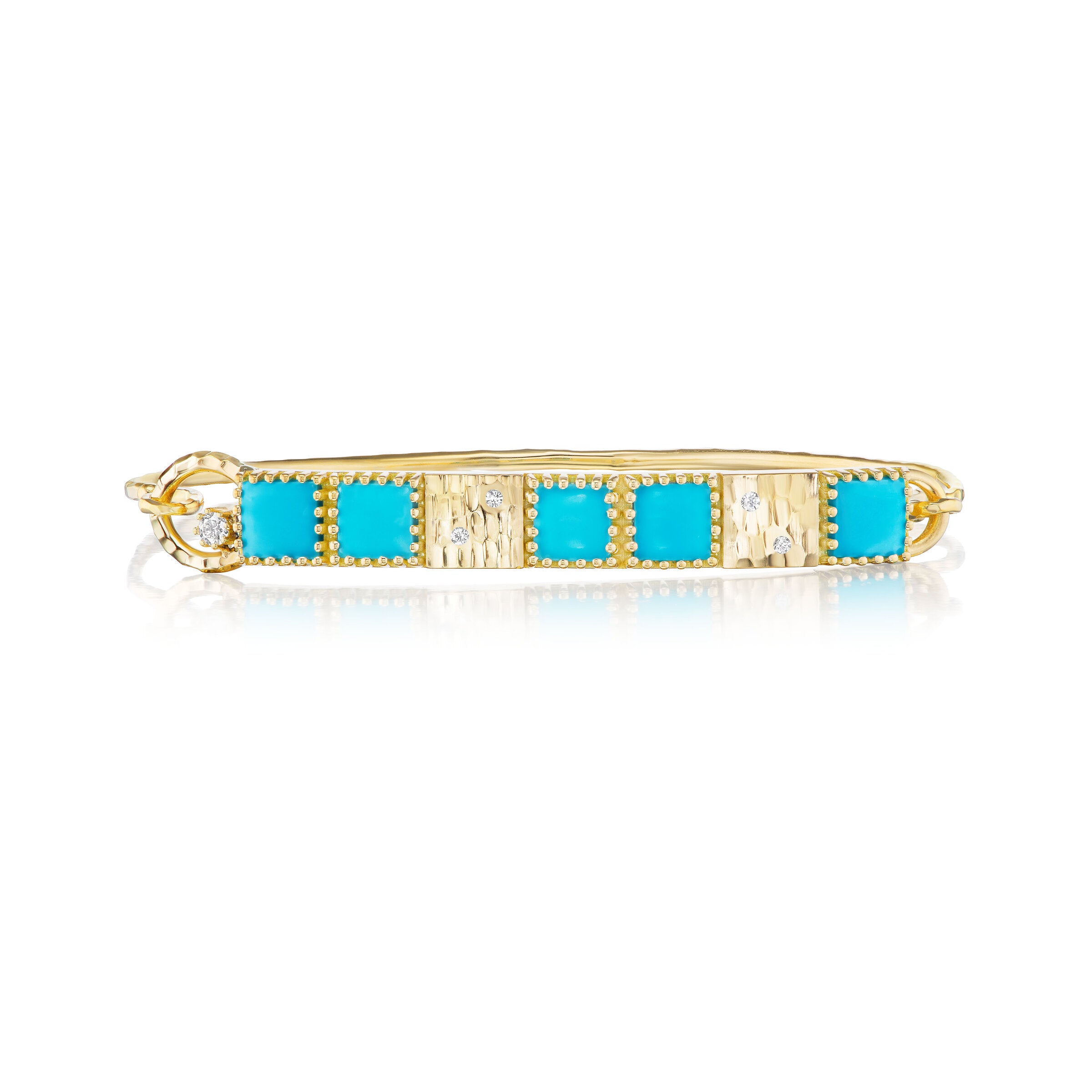 Sleeping Beauty Turquoise Hook Bracelet