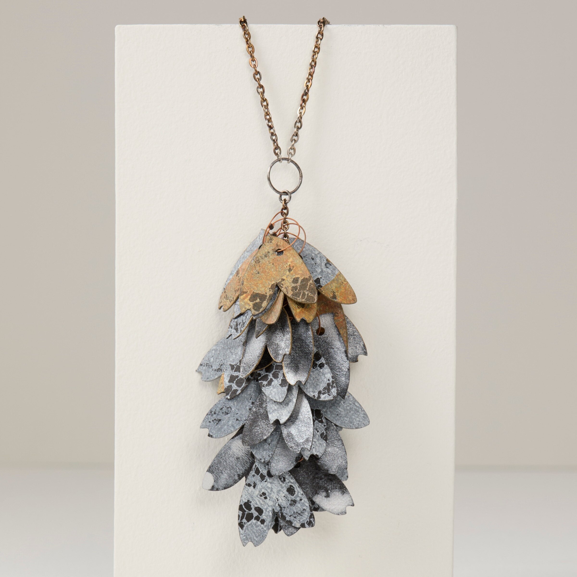 Printmaker's Midnight Pendant