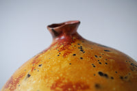 Sunflare Moon Porcelain Raku Jar