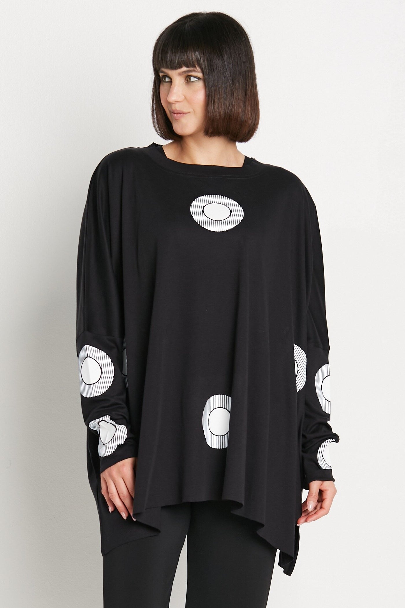 Spotlight Oversized Crew Swing Tee