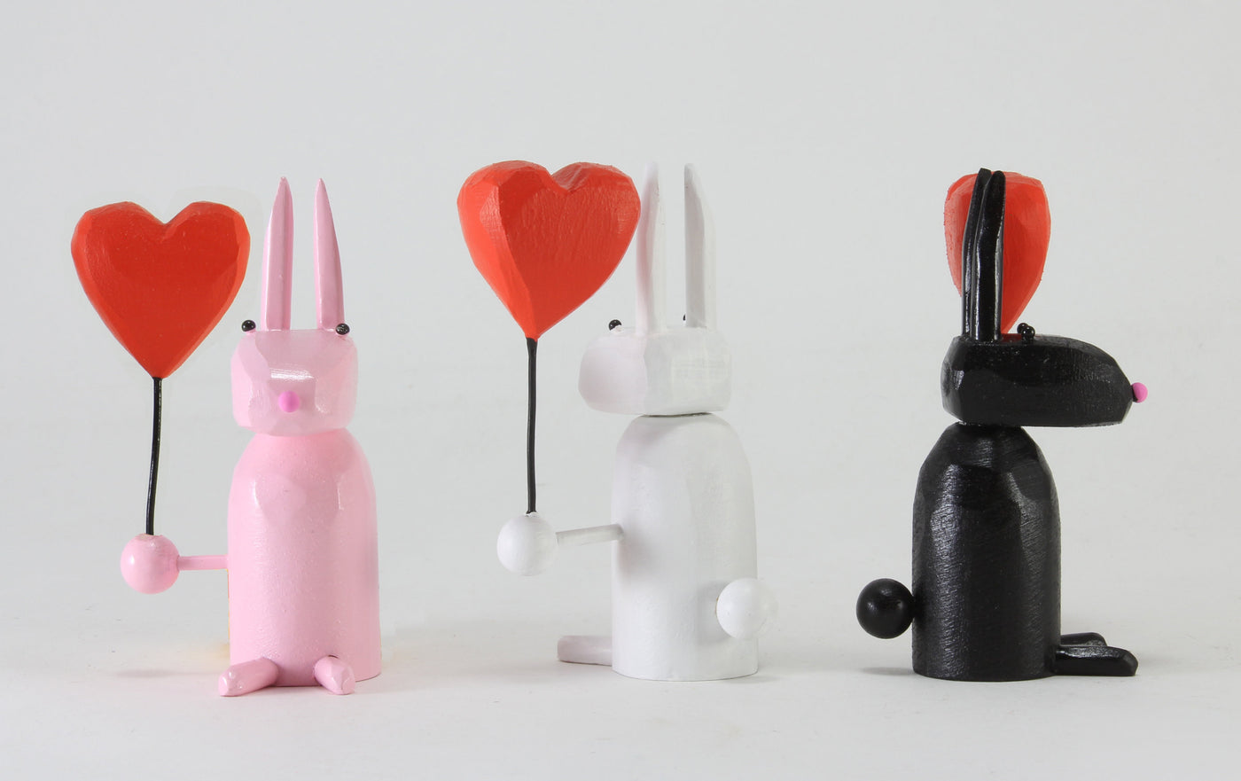 Bunny with Heart Balloon