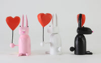 Bunny with Heart Balloon