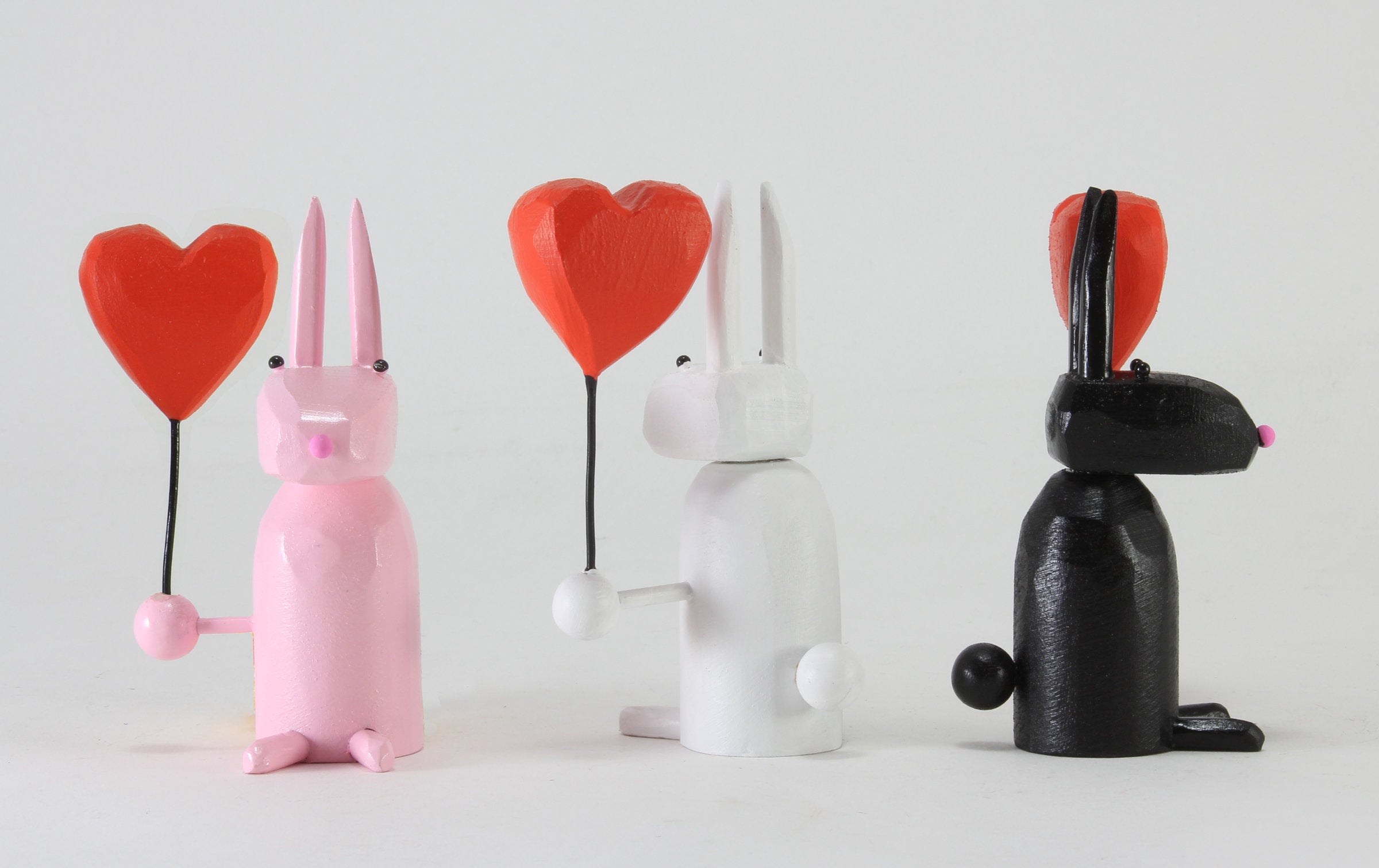 Bunny with Heart Balloon
