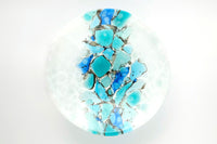 Saunter Series Bowl, Turquoise Cloud Mosaic