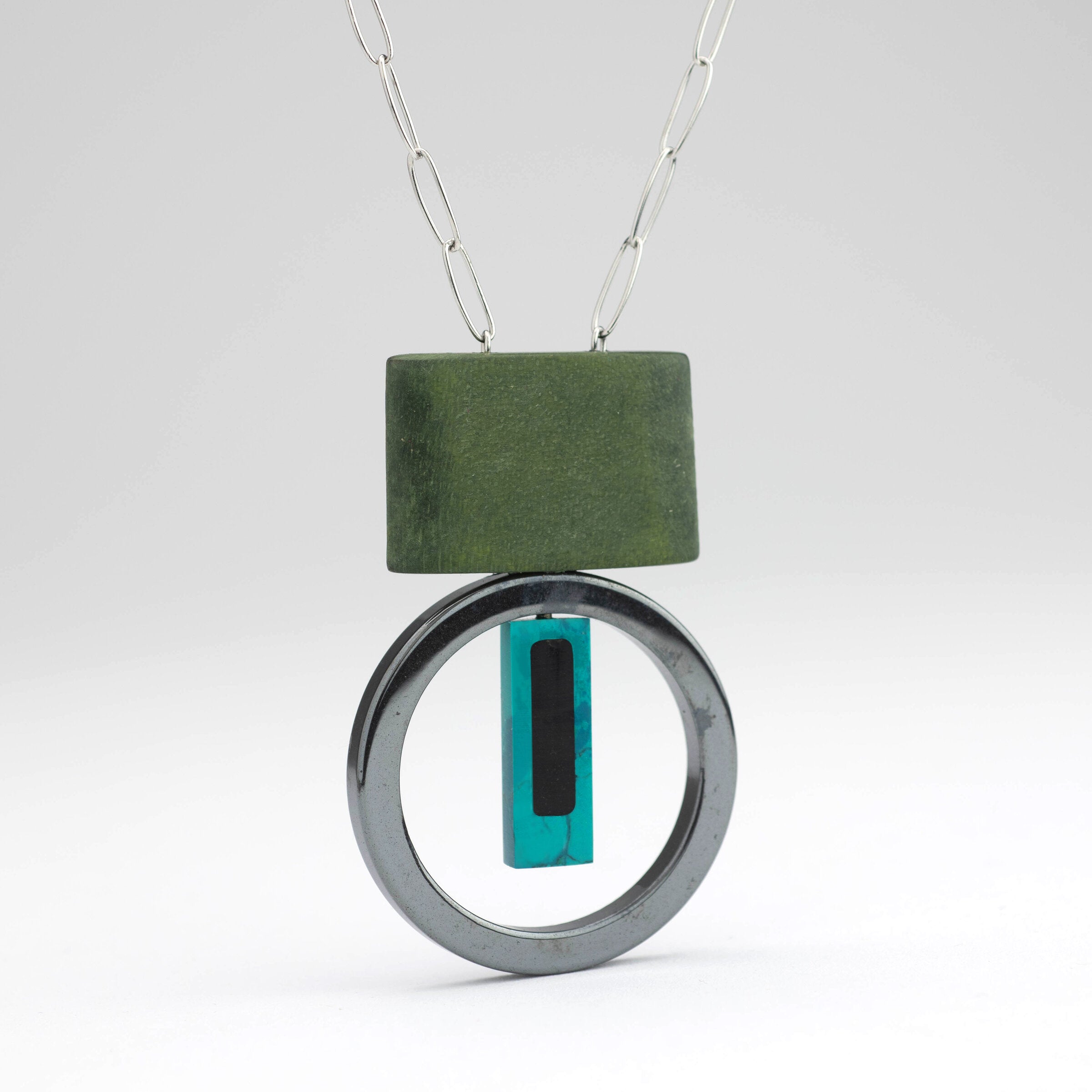 Modern Wood & Hemalyke Pendant