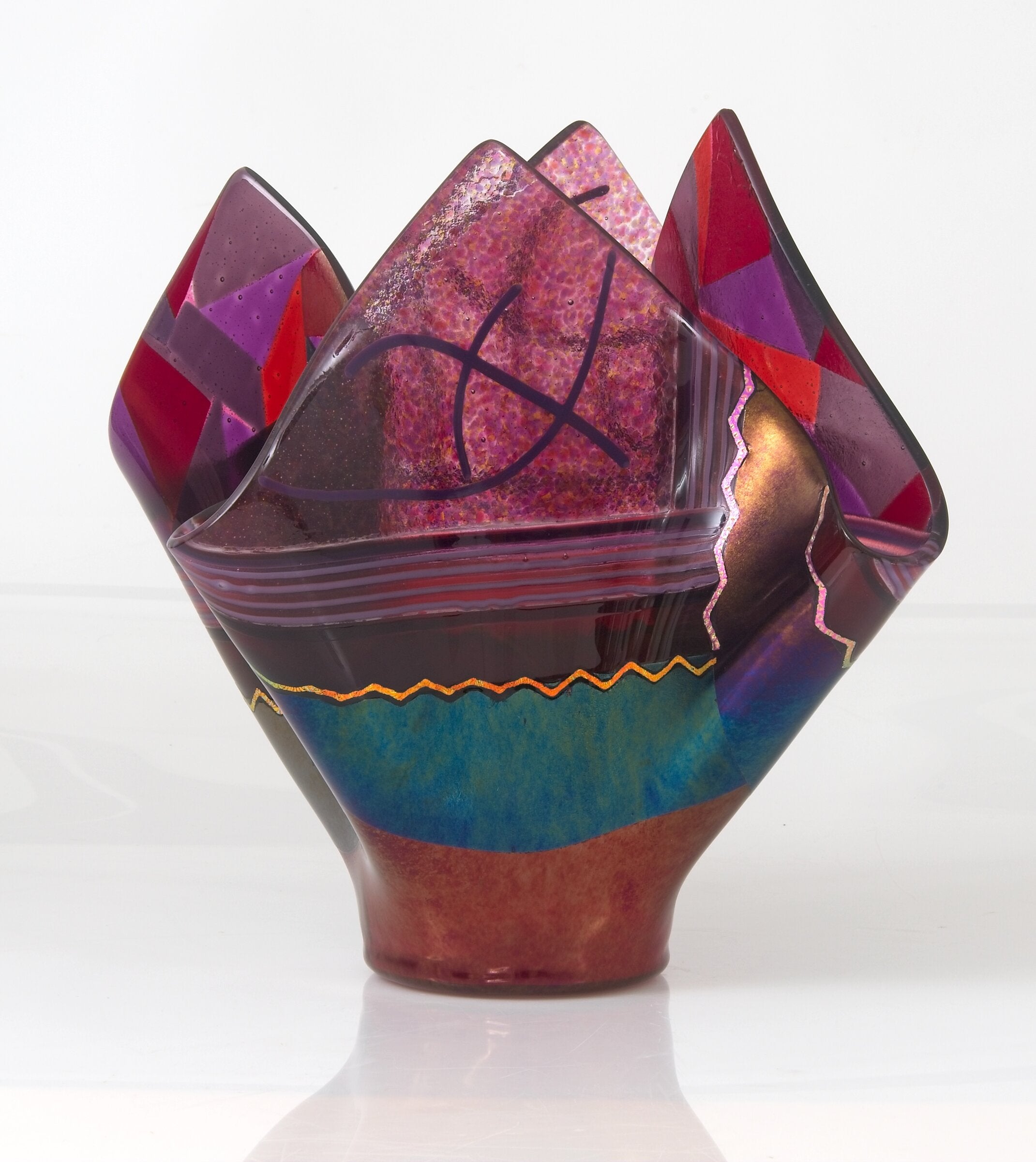 Purple Sunset Vessel III