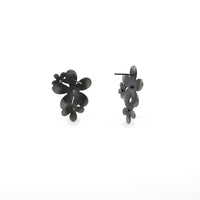 Flower Canopy Asymmetrical Stud Earrings