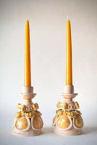 Pink Petticoat Candleholders