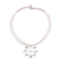 shown with pink metallic cord