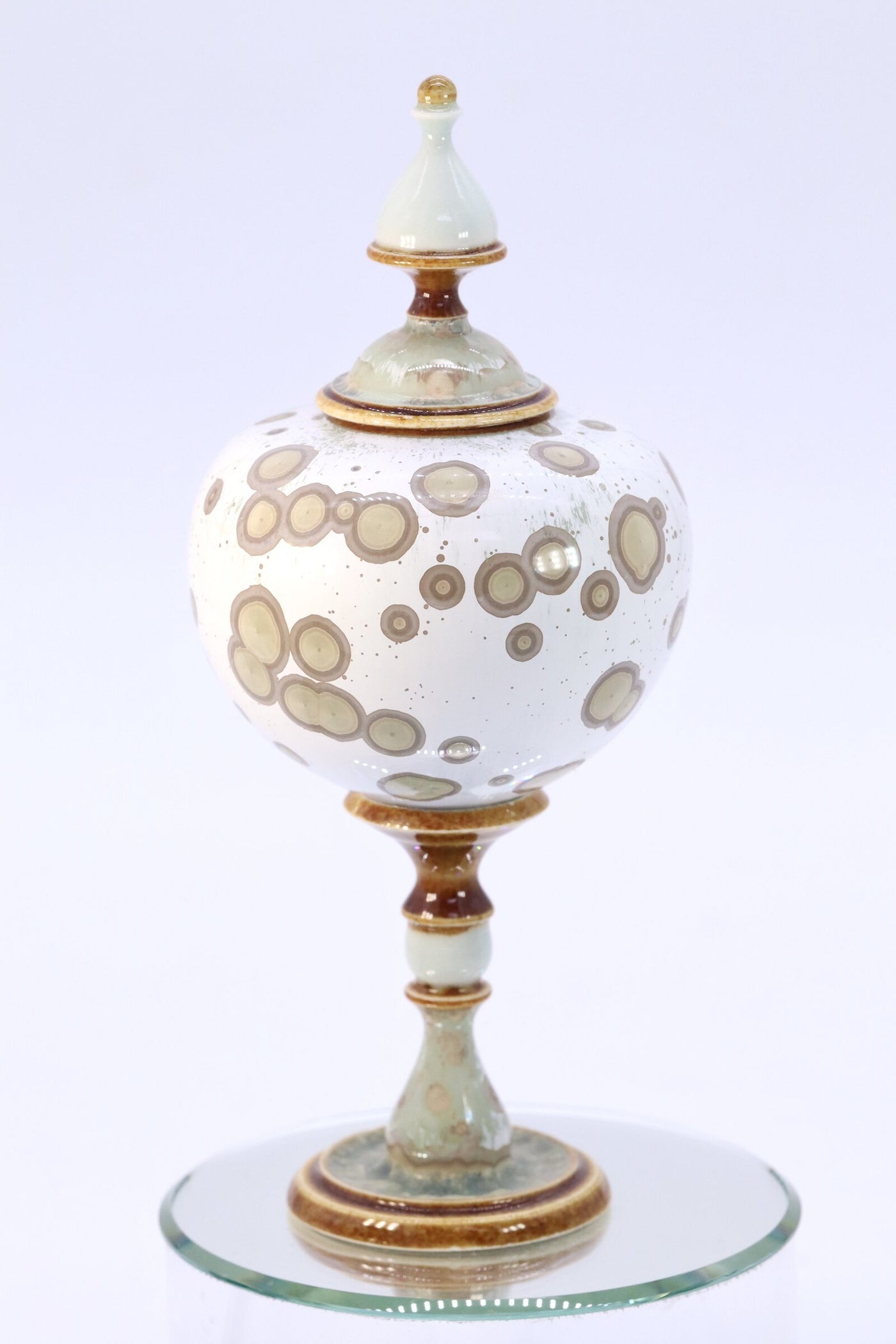 Miniature Crystalline White Jar