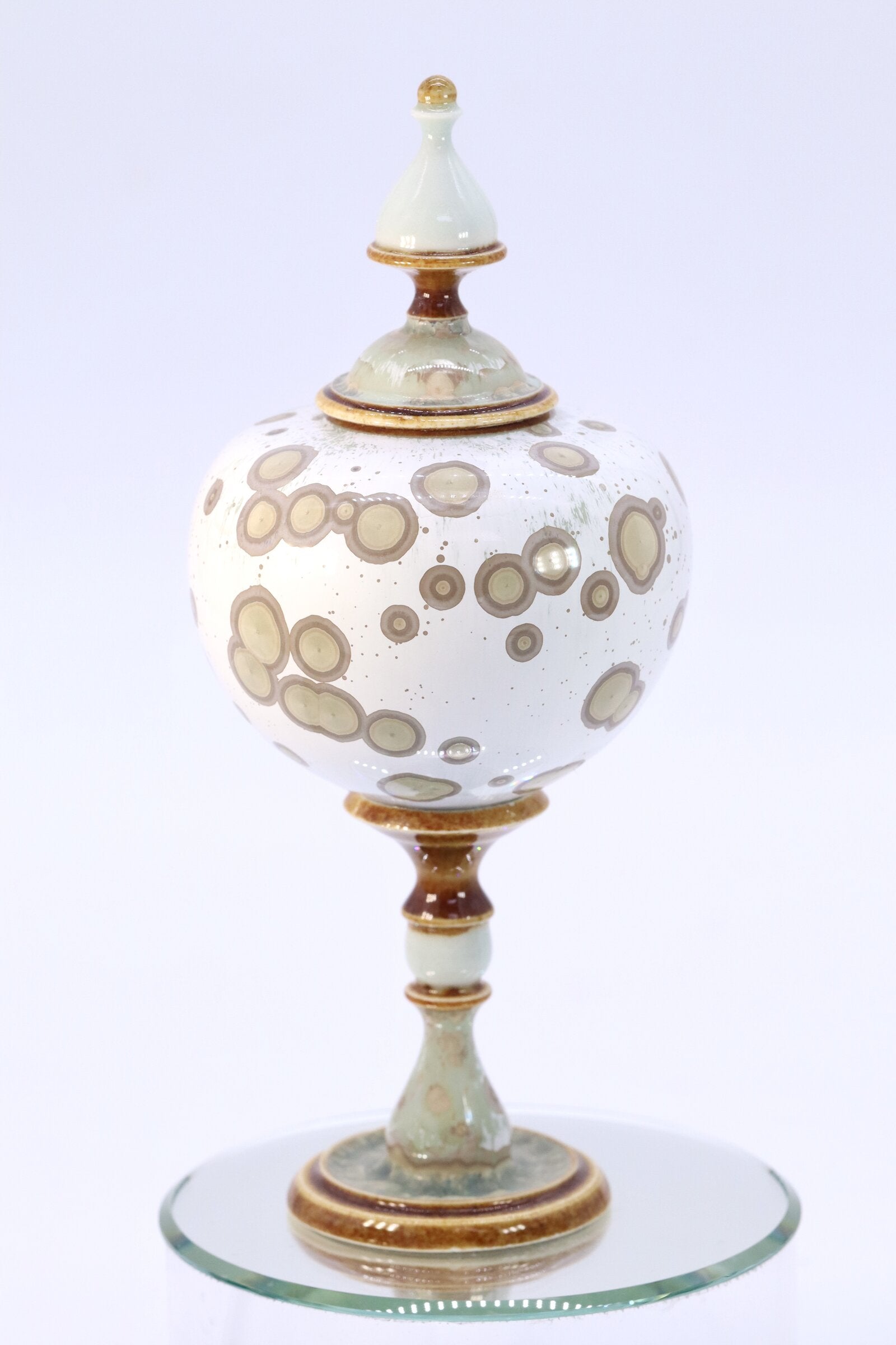 Miniature Crystalline White Jar