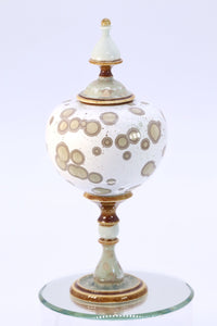 Miniature Crystalline White Jar