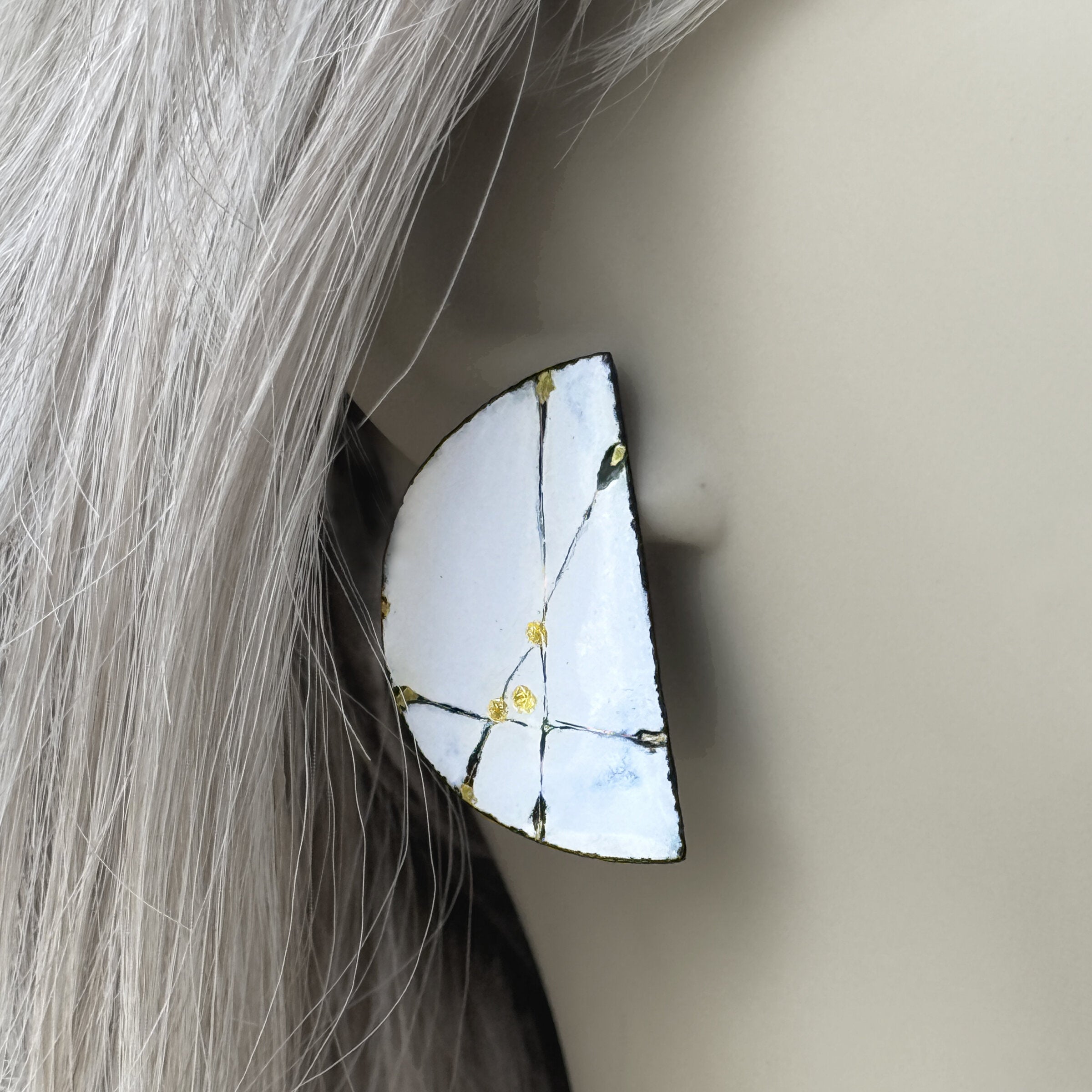 Half Moon Interstellar Earrings