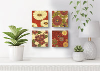 Maisy, Emily, India, and Elizabeth Wooden Wall Tiles