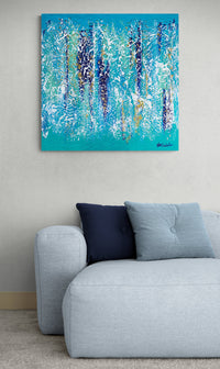 Vertical Splash in room