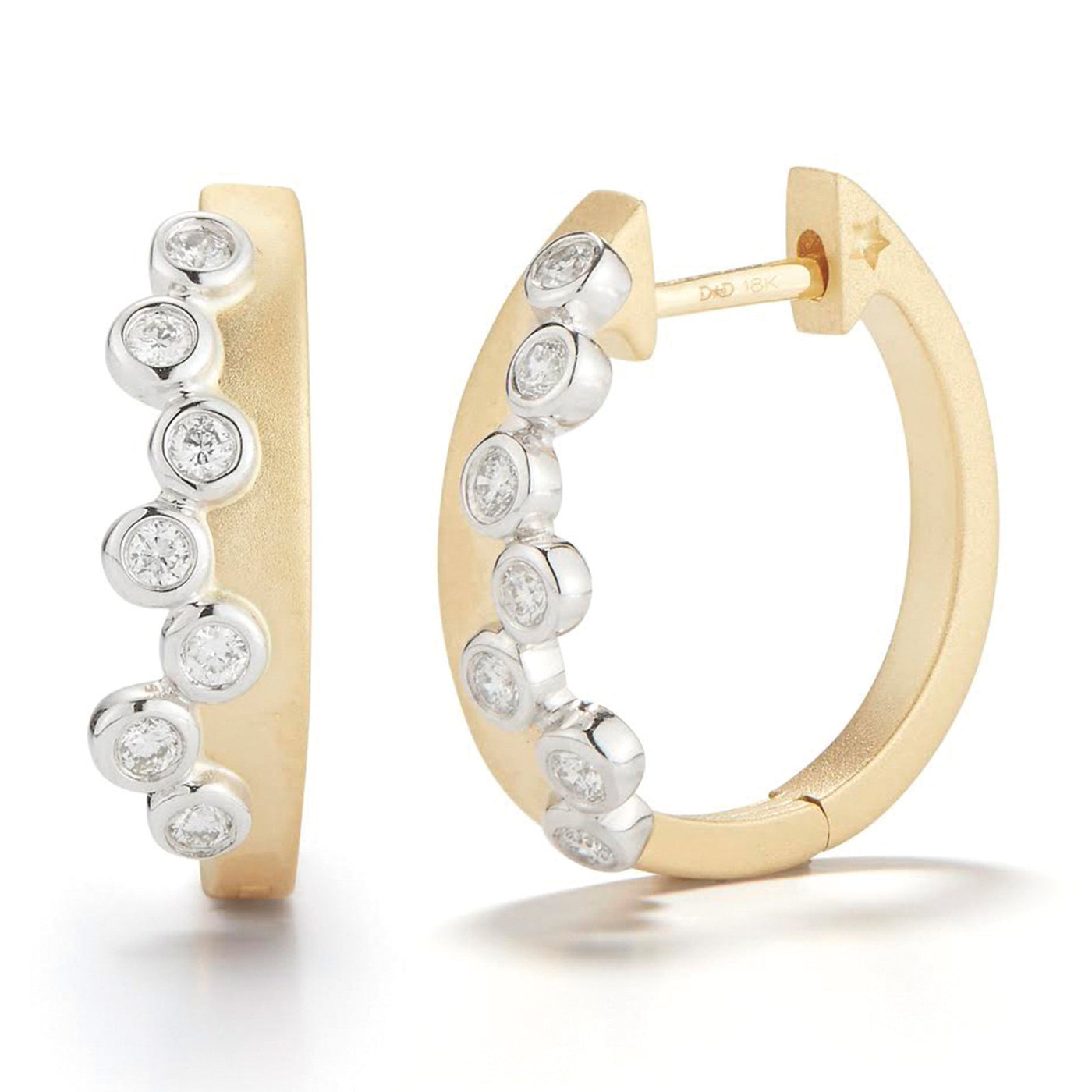 Scribble Cascade Huggie Earring