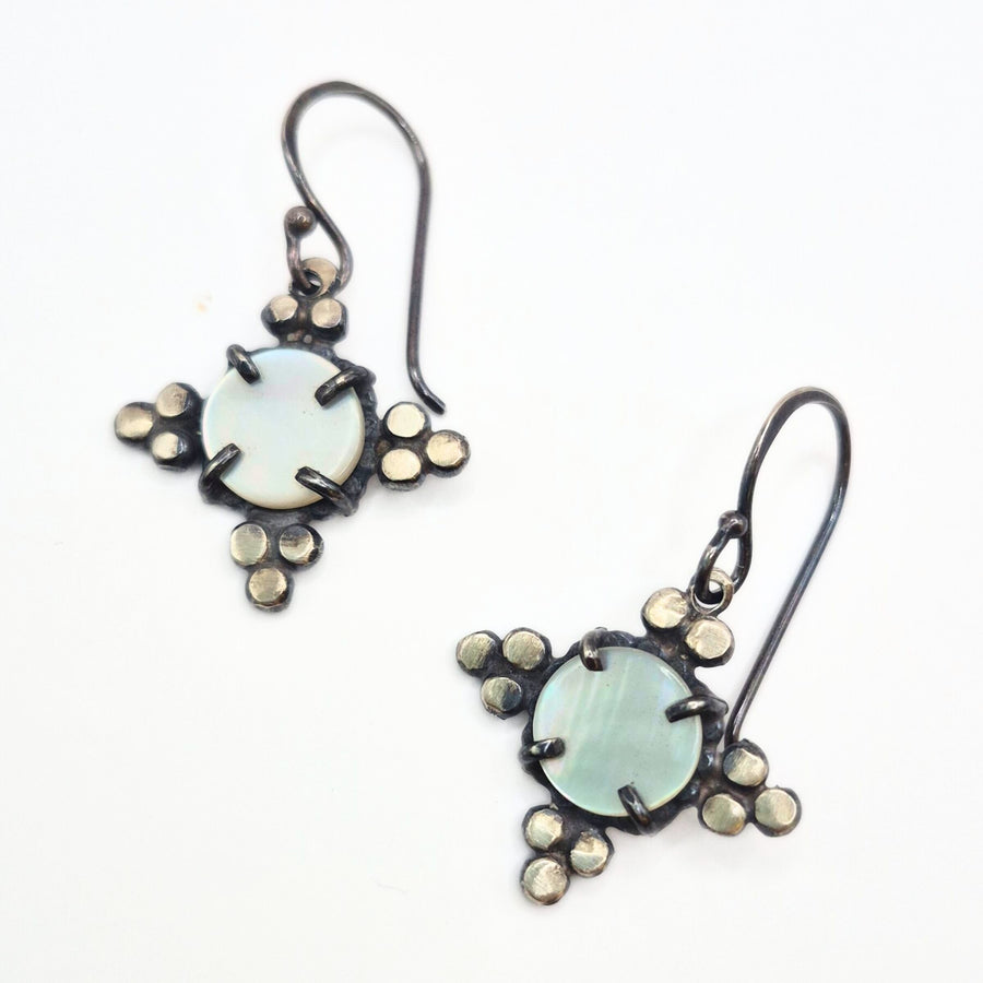 Mother-of-Pearl Star Earrings