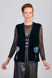 Velvet Roses Vest