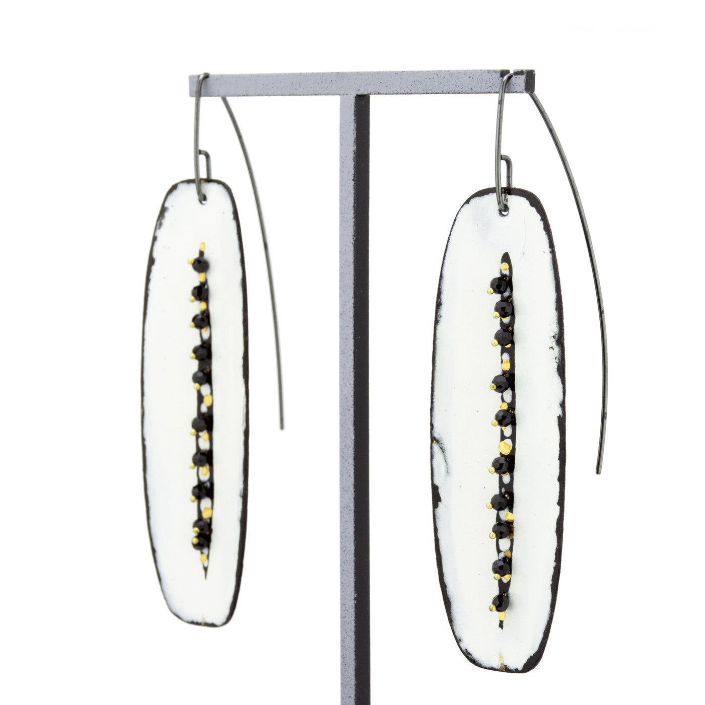 Milky Way Cartouche Earrings