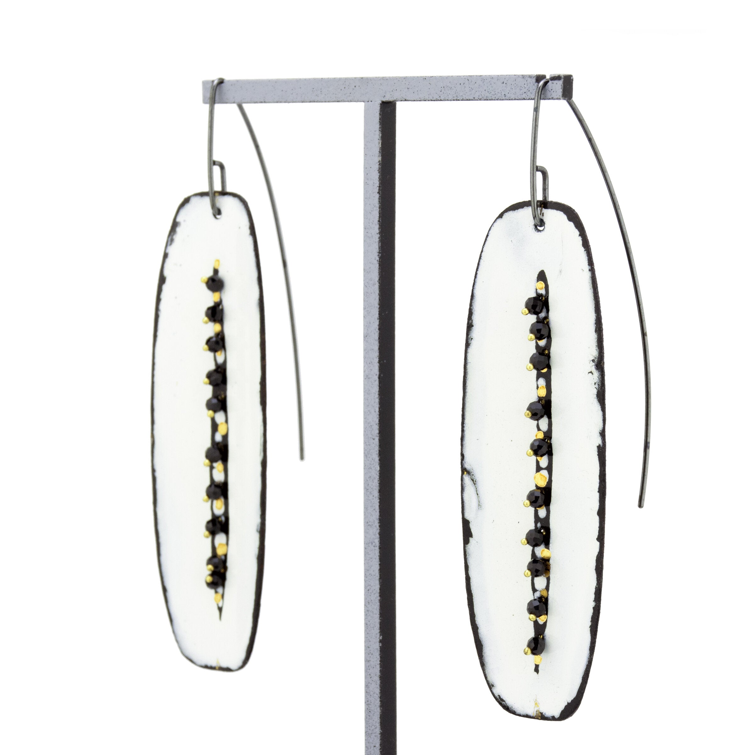 Milky Way Cartouche Earrings