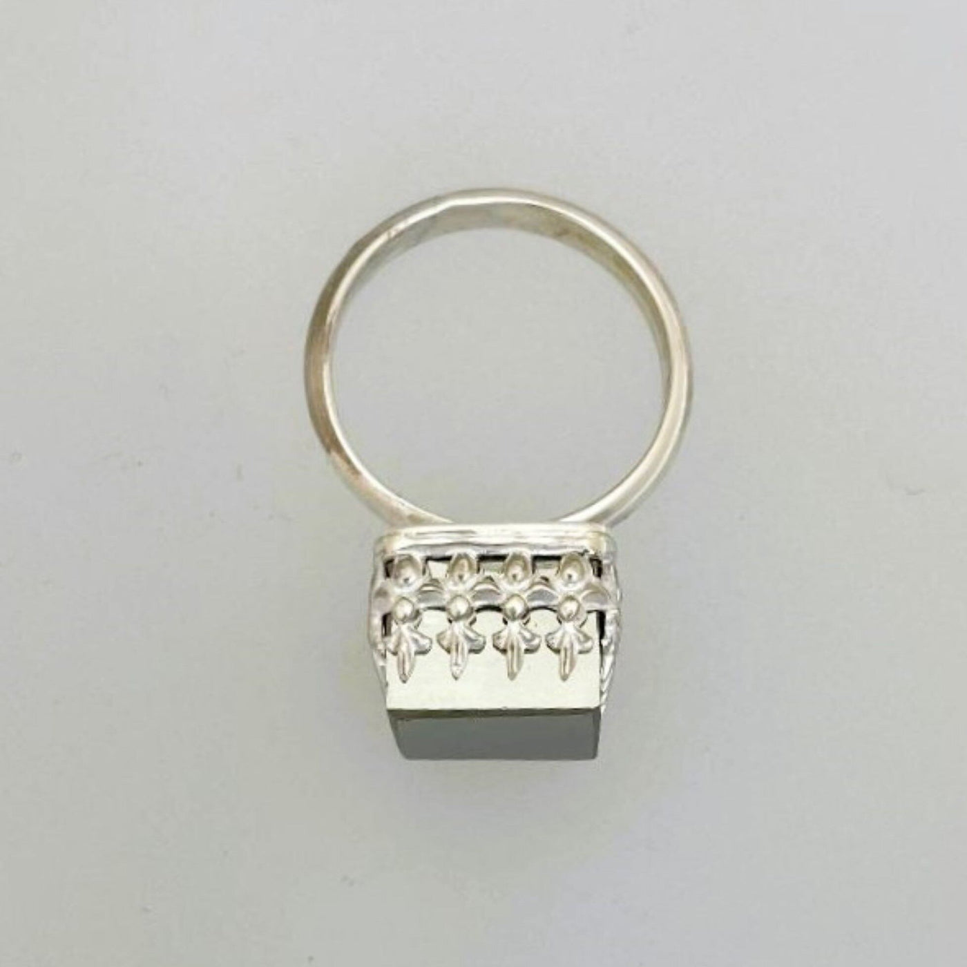 Pyrite Crown Ring
