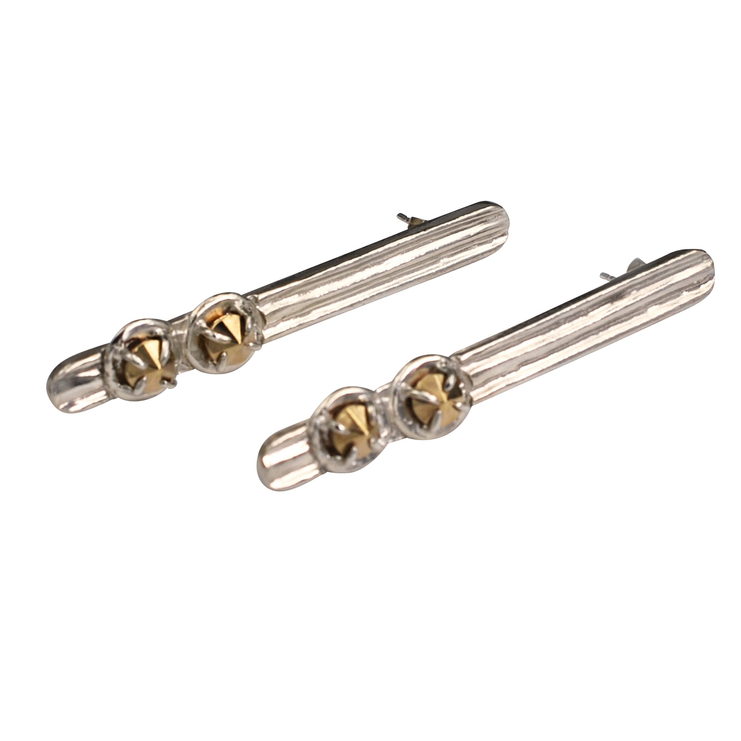 Sterling Silver with Brass
