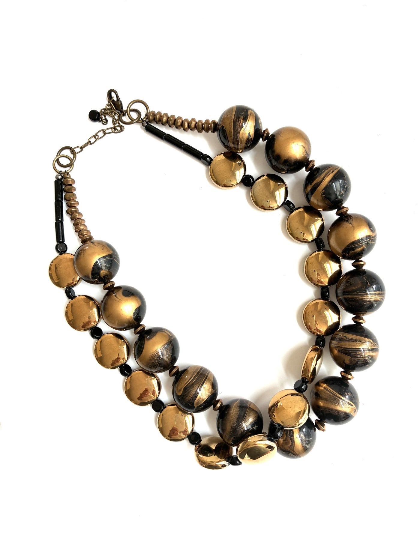 Black and Gold Necklace