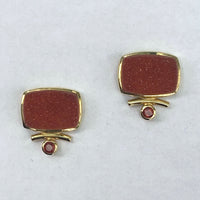 Druzy Quartz Stud Earrings