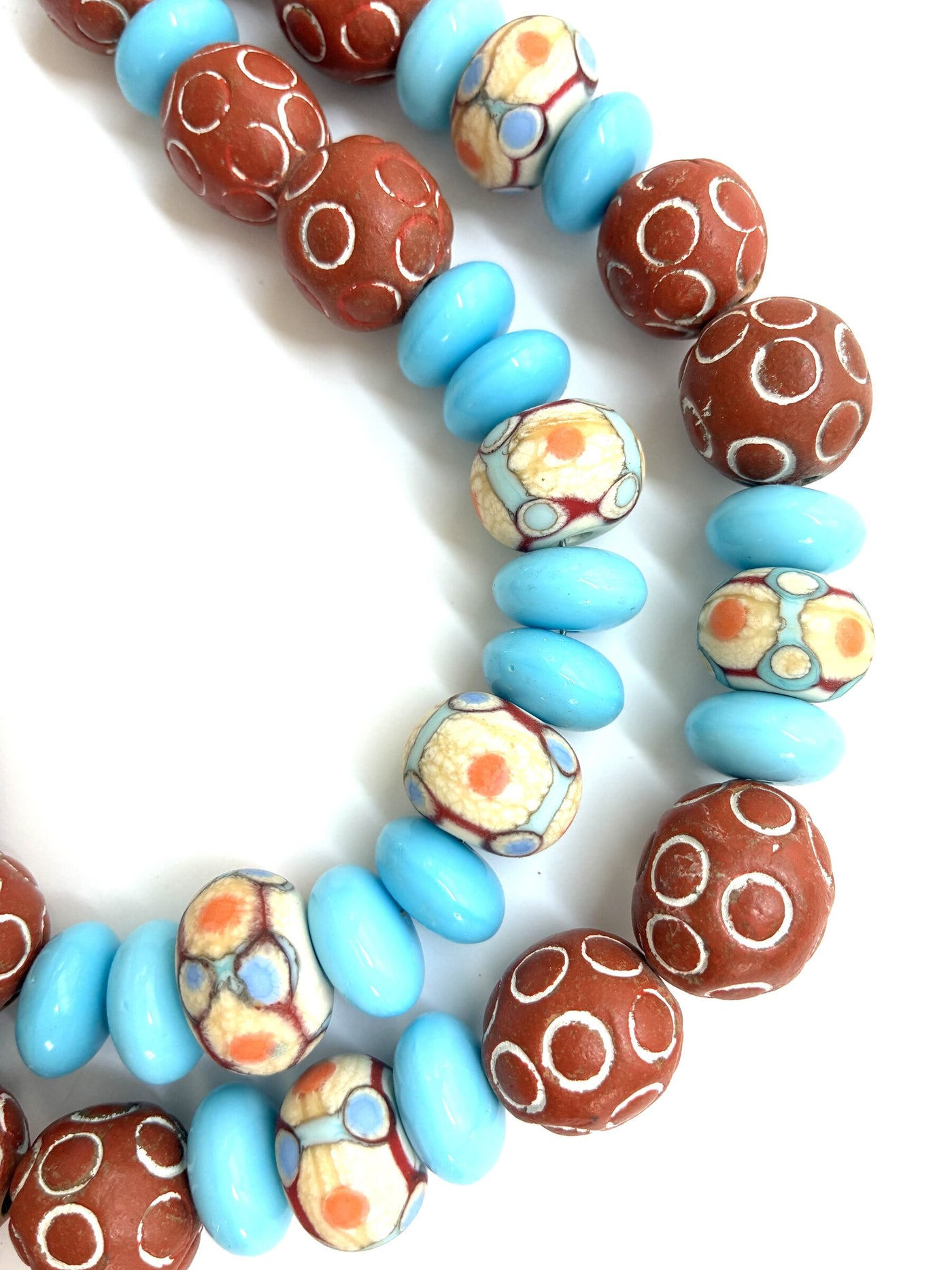 Patterned Bead Necklace