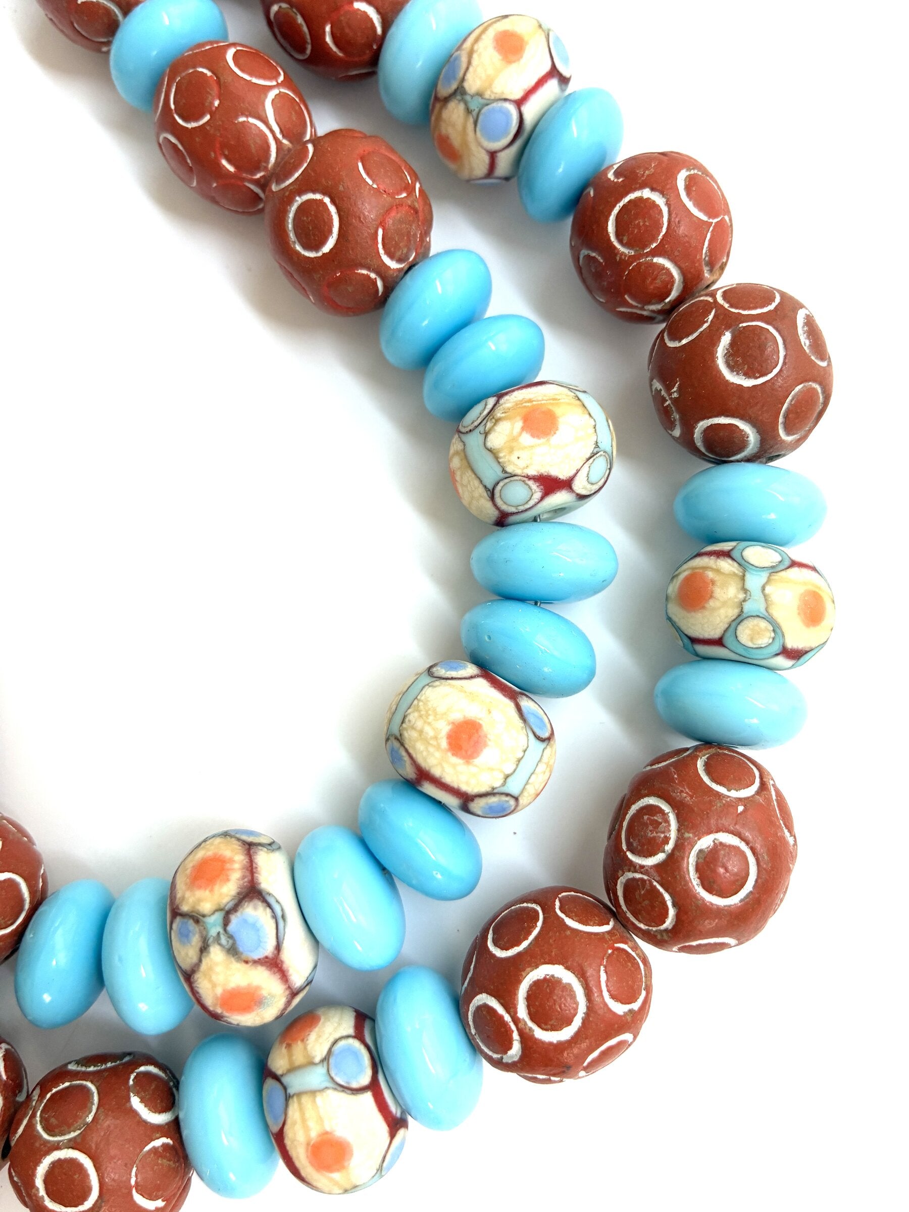 Patterned Bead Necklace