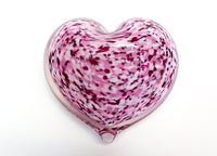 Wild-Rose Heart Paperweight