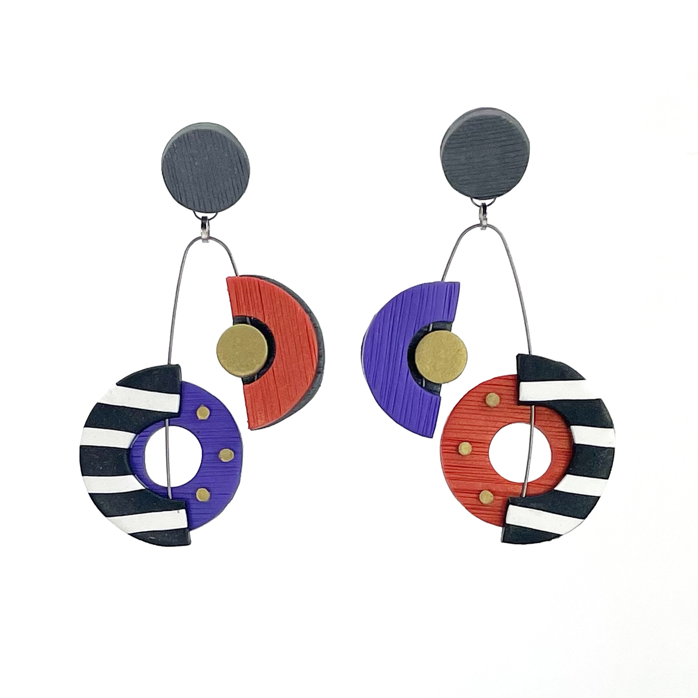 Pomegranate Classical Notes Earrings