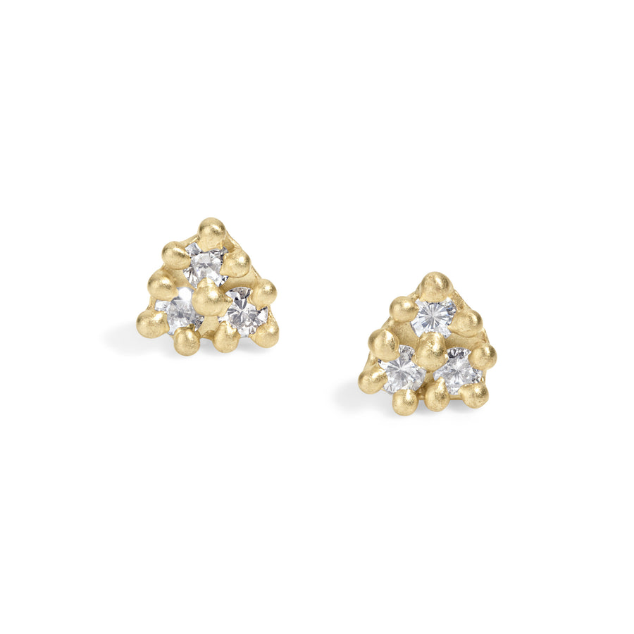 Diamond Honeycomb Earrings
