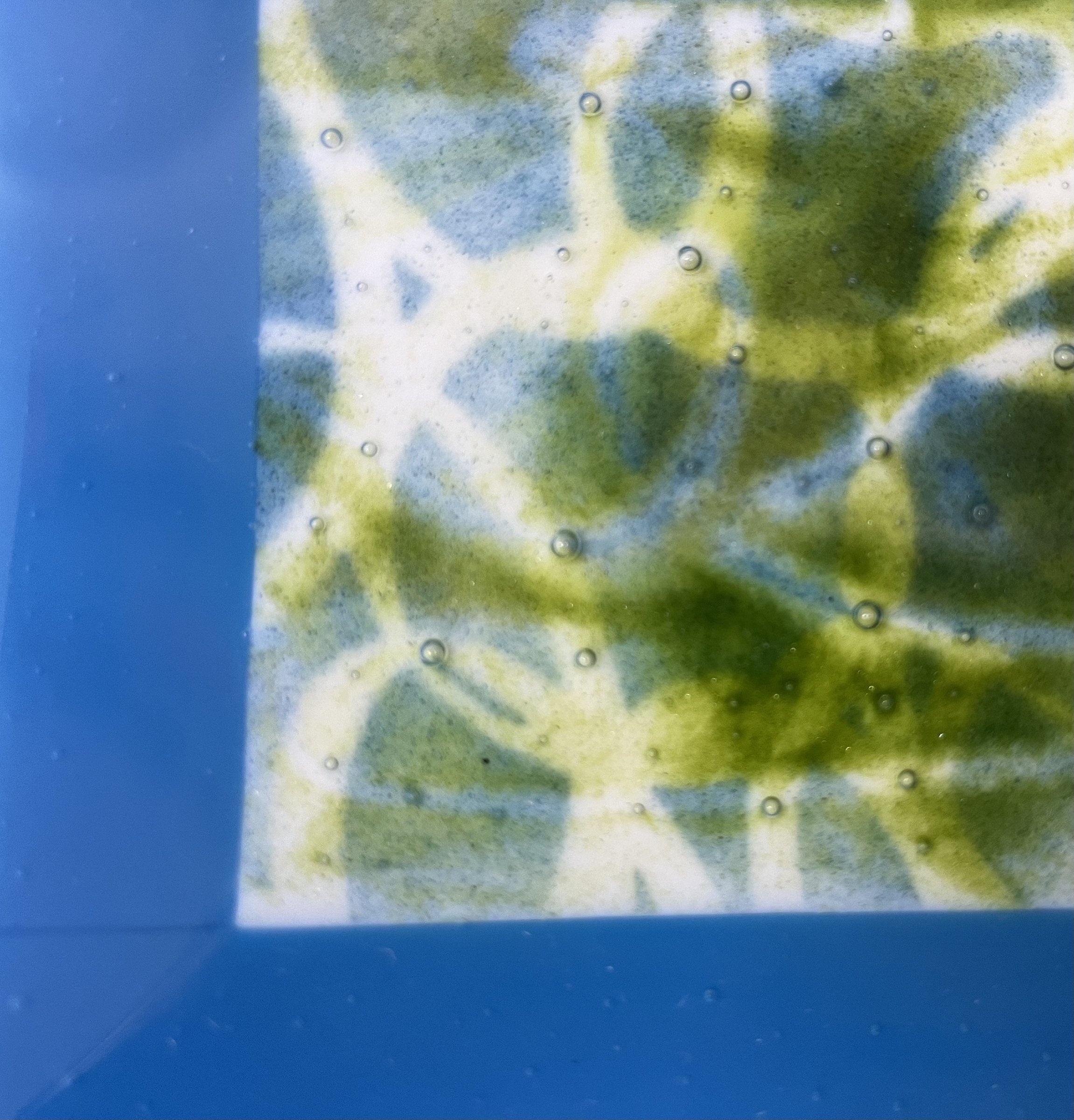 Blue Green Swirl Dishes