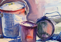 Paint Cans, Red