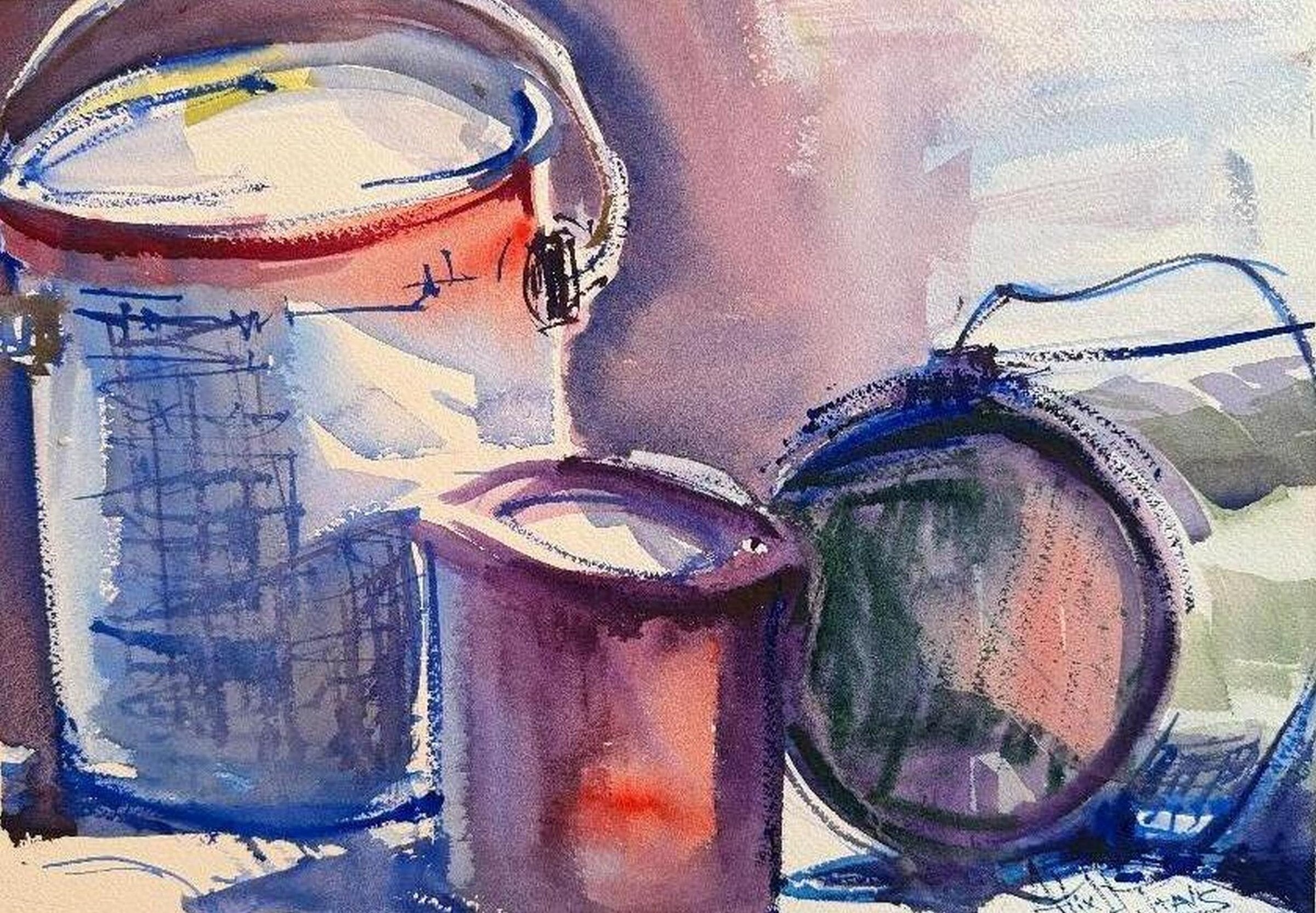 Paint Cans, Red