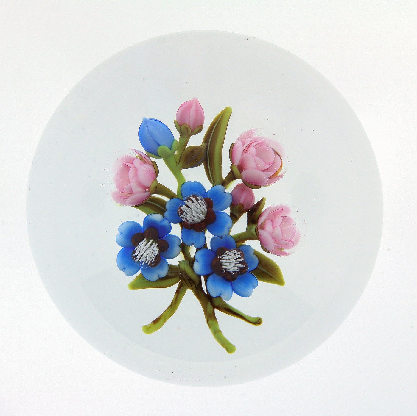 Celebration Blue and Pink Paperweight