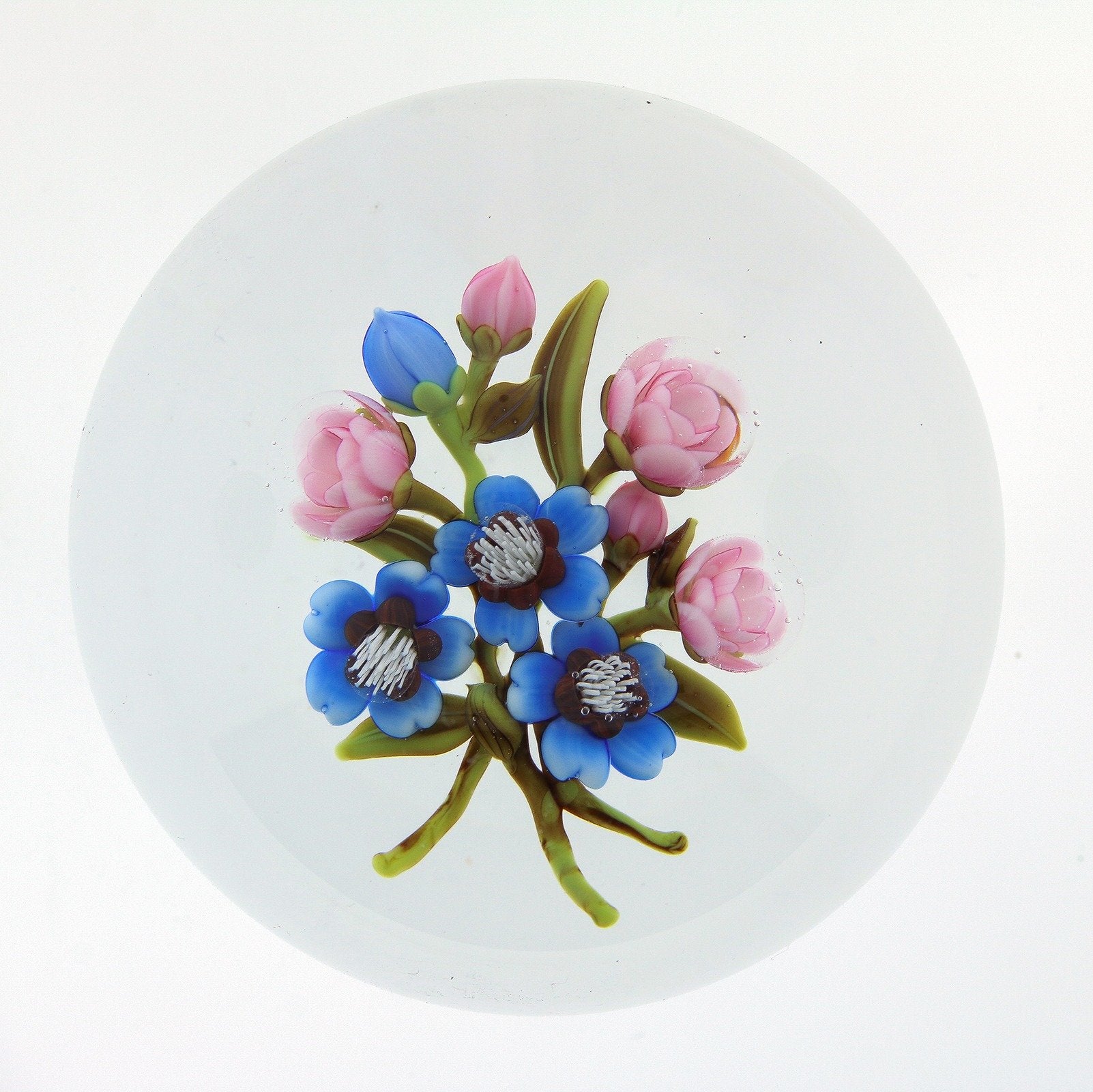 Celebration Blue and Pink Paperweight
