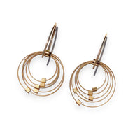 Gold Cable Hoops