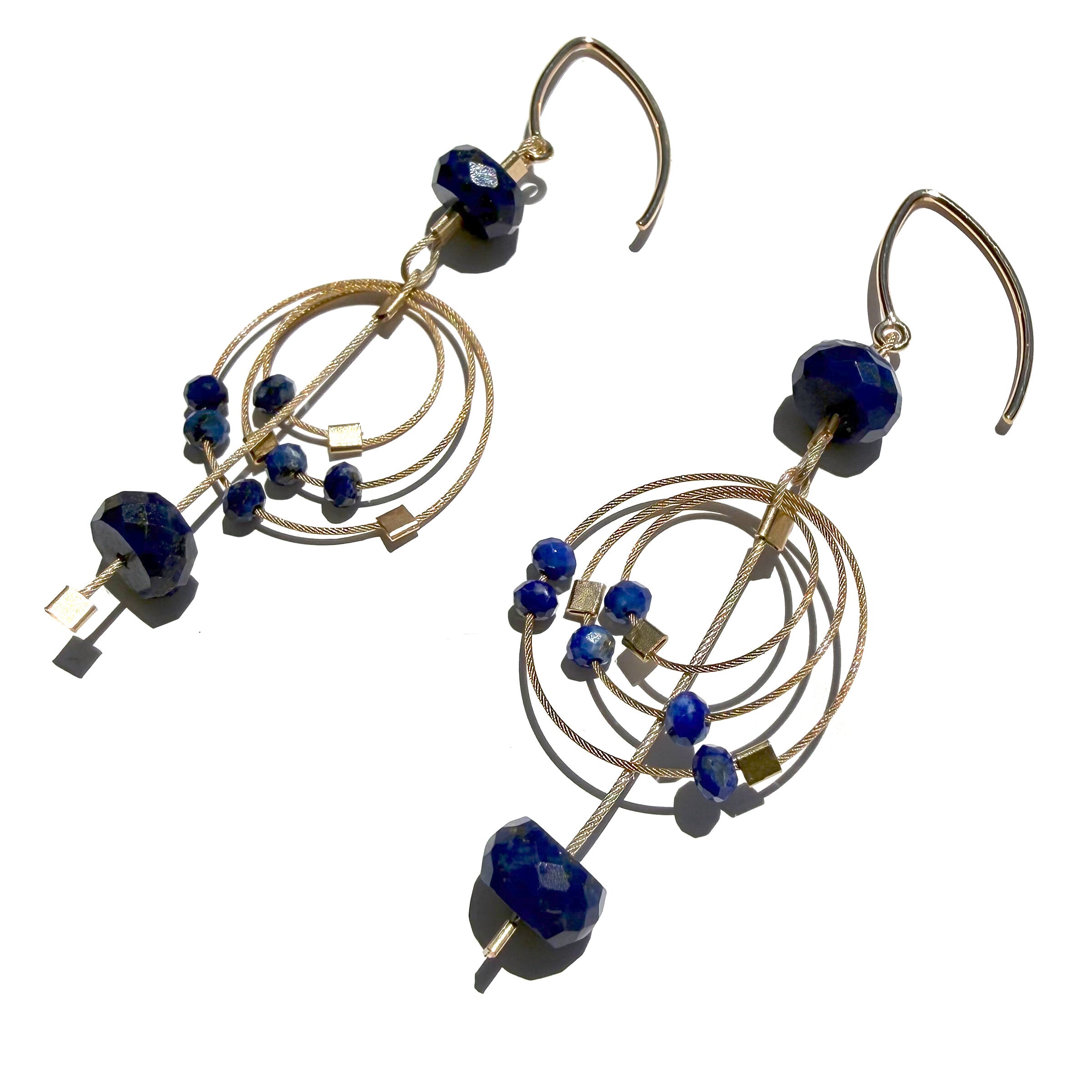 Lapis & Gold Cable