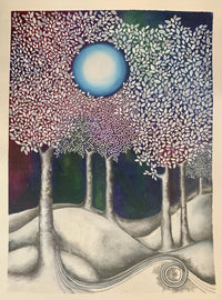 Full Moon in the Forest