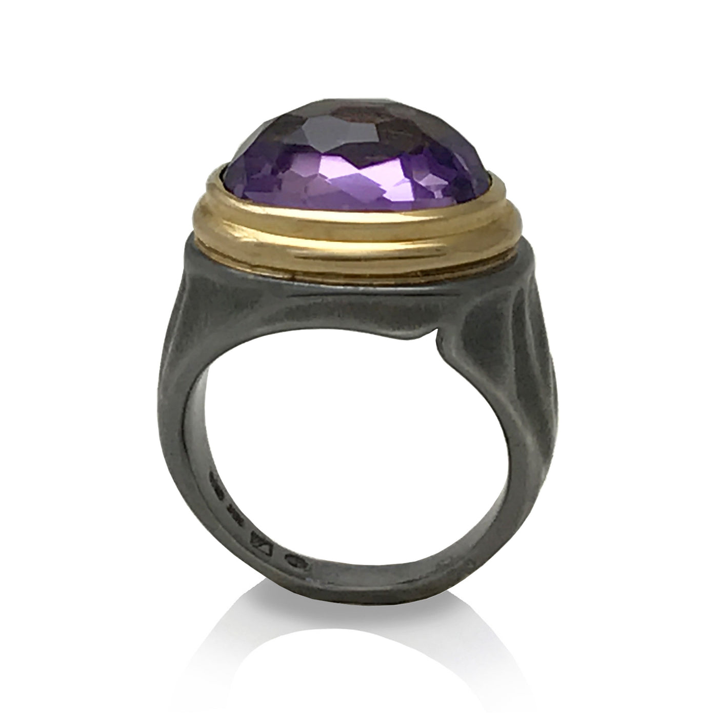 Amethyst Gemrock Ring