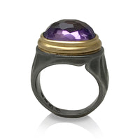 Amethyst Gemrock Ring
