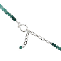 Grandidierite & Fluorite Necklace